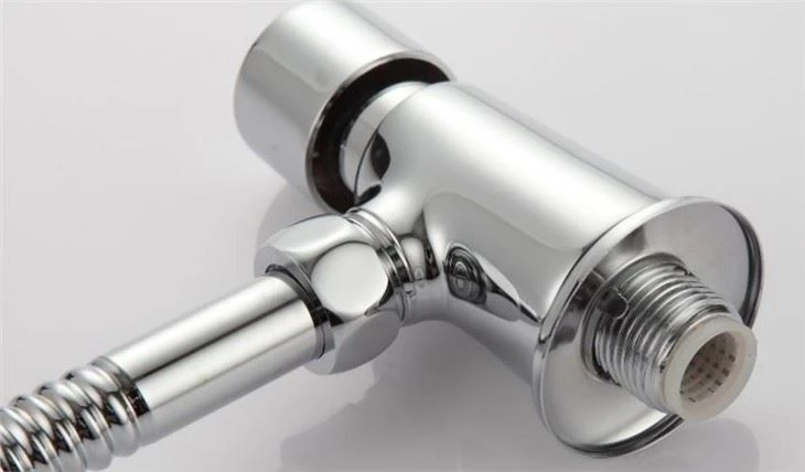 Exposed Urinal Flush Valve With Accessories Manual Flush
