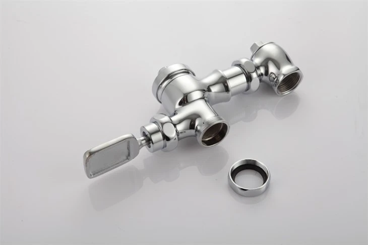 Square Pedal Plate Toilet Flush Valve