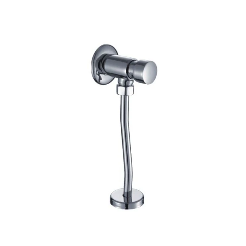 Manual Hand Pressing Urinal Wall-Mounted Install Flushing Valve