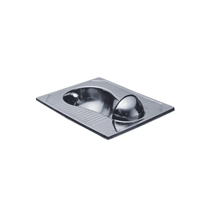 Slip Resistant SS 304 Squat Pan Prison Squatting Pans Slip Resistant SS 304 Squat Pan Prison Squatting Pans